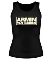 Женская майка борцовка Armin van Buuren