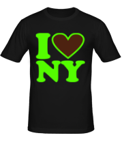 Мужская футболка I Love NY фото