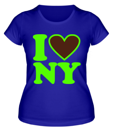 Женская футболка I Love NY