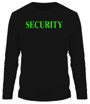 Мужская футболка длинный рукав Security фото