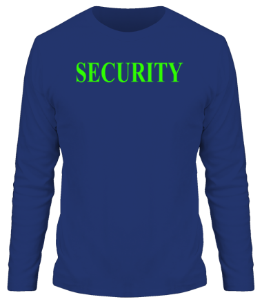 Мужская футболка длинный рукав Security