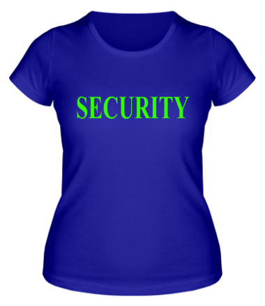 Женская футболка Security