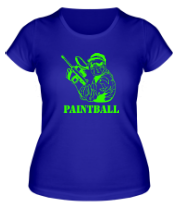 Женская футболка Paintball фото