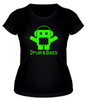 Женская футболка Drum&Bass