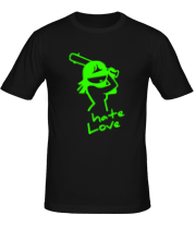Мужская футболка Hate Love фото