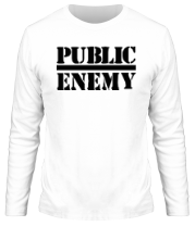 Мужская футболка длинный рукав Public Enemy фото