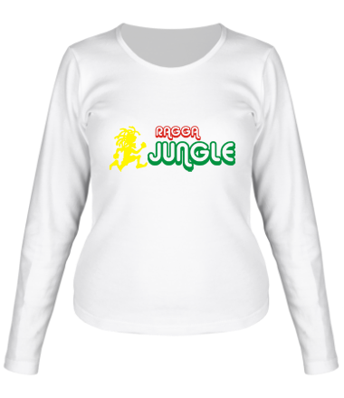 Женская футболка длинный рукав Ragga Jungle