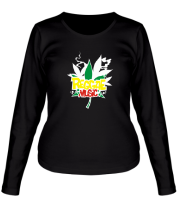 Женская футболка длинный рукав Reggae Music фото
