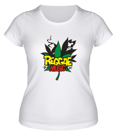Женская футболка Reggae Music