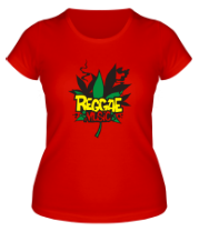 Женская футболка Reggae Music фото