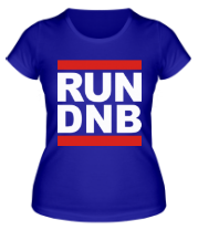 Женская футболка Run dnb фото