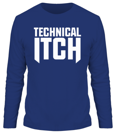 Мужская футболка длинный рукав Technical Itch
