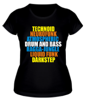 Женская футболка Technoid Neurofunk Atmospheric фото