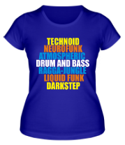 Женская футболка Technoid Neurofunk Atmospheric фото