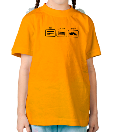 Детская футболка Eeat sleep drift