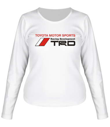 Женская футболка длинный рукав Toyota motor sports
