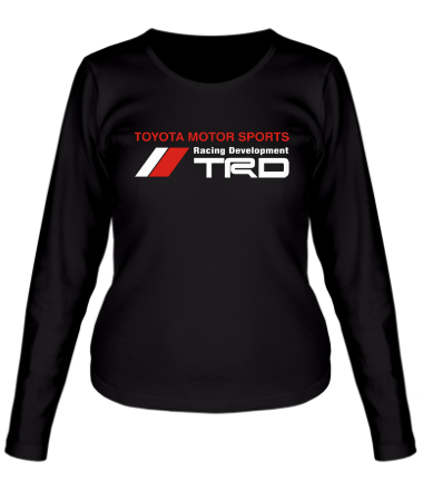 Женская футболка длинный рукав Toyota motor sports