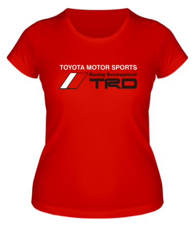 Женская футболка Toyota motor sports