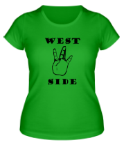 Женская футболка West side фото