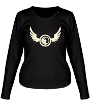 Женская футболка длинный рукав Крылья фото
