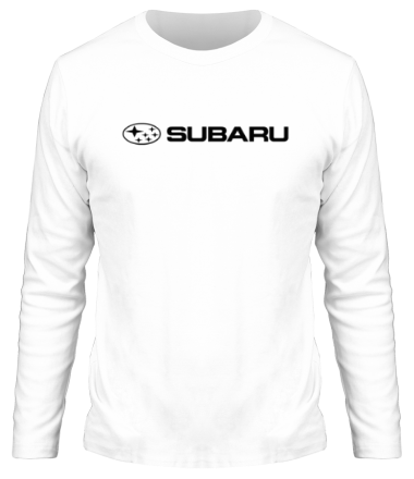 Мужская футболка длинный рукав Subaru