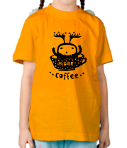 Детская футболка Moar Coffee фото