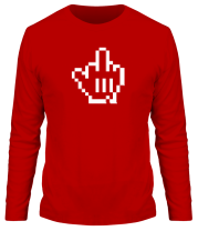Мужская футболка длинный рукав Pixel Fuck фото