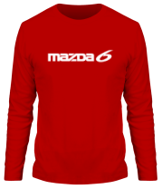 Мужская футболка длинный рукав Mazda 6 фото