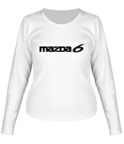 Женская футболка длинный рукав Mazda 6 фото