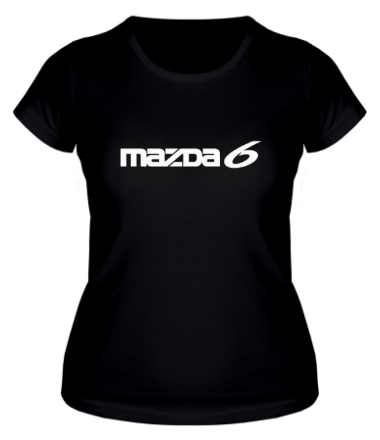Женская футболка Mazda 6