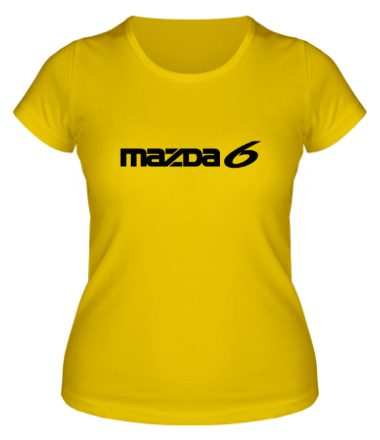 Женская футболка Mazda 6