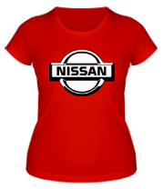 Женская футболка Nissan (Ниссан) club фото