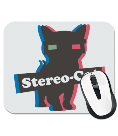Коврик для мыши Stereo cat