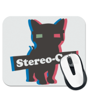 Коврик для мыши Stereo cat фото