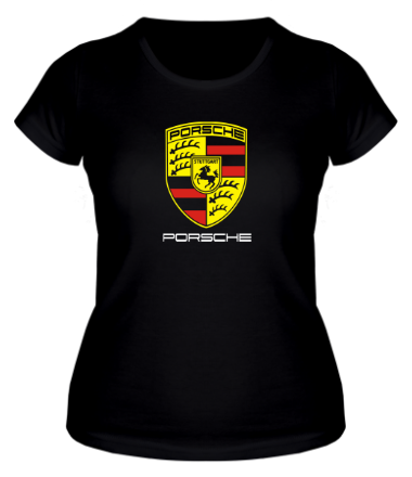 Женская футболка Porsche