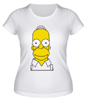 Женская футболка Гомер Симпсон фото