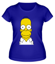 Женская футболка Гомер Симпсон фото