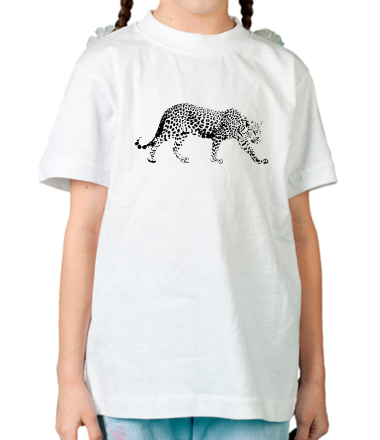 Детская футболка Леопард