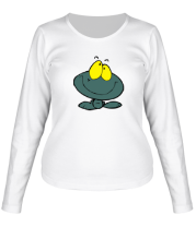 Женская футболка длинный рукав Лягушка фото