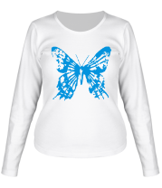 Женская футболка длинный рукав Бабочка фото