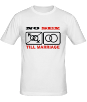 Мужская футболка No Sex фото