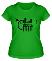 Женская футболка Electro фото
