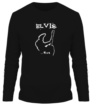Мужская футболка длинный рукав Elvis