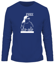 Мужская футболка длинный рукав Free HIP-HOP фото