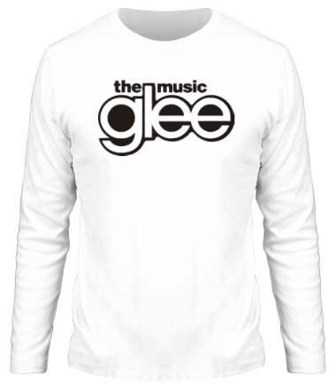 Мужская футболка длинный рукав Glee
