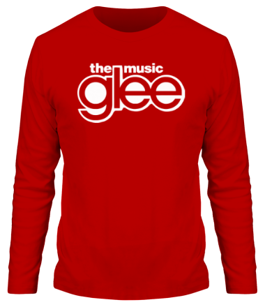Мужская футболка длинный рукав Glee