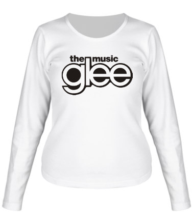 Женская футболка длинный рукав Glee