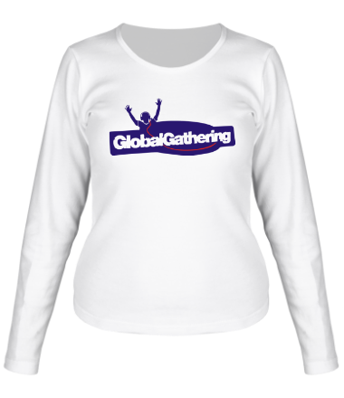 Женская футболка длинный рукав Global Gathering