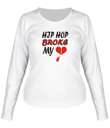 Женская футболка длинный рукав Hip-hop