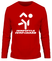 Мужская футболка длинный рукав Jumpstyle Jump It Hard фото